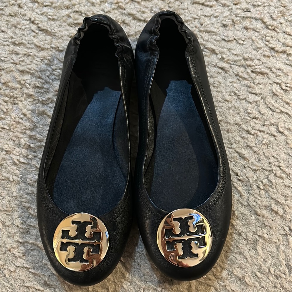 Tory Burch Ballet Flats Black size 8